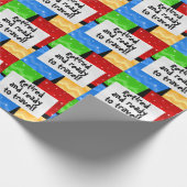 Reisbereite, sonnige Pension Geschenkpapier (Ecke)