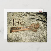 Reise 2009 | Weisheitswörter Postkarte (Vorne/Hinten)