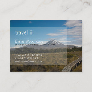 Reise 2 - Berg Tongariro Visitenkarte