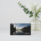 Reise 2 ・ Vorlage für Visitenkarten Visitenkarte (Stehend Vorderseite)