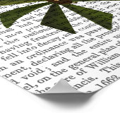 Reise A La Lune Hot Air Ballon Poster (Ecke)