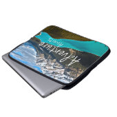 Reise-Abenteuer erwartet Fotografie Laptopschutzhülle (Vorne Knopf)