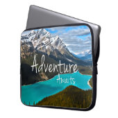Reise-Abenteuer erwartet Fotografie Laptopschutzhülle (Vorderseite Links)