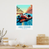 Reise Abu Dhabi Druck Wand Abu Dhabi Circuit Poster (Küche)