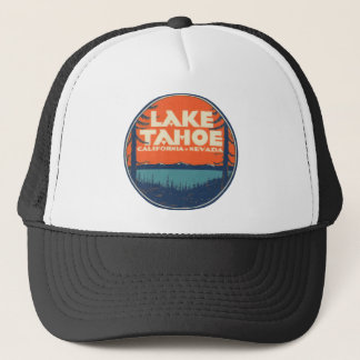 Reise-Abziehbild-Entwurf Lake Tahoe Vintager Truckerkappe