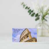 Reise Agenecy Geschäftskarte Visitenkarte (Stehend Vorderseite)