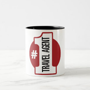 Reise-Agent der Nr.-1 Zweifarbige Tasse