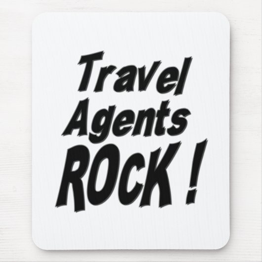 Reise-Agent-Felsen! Mousepad (Vorne)