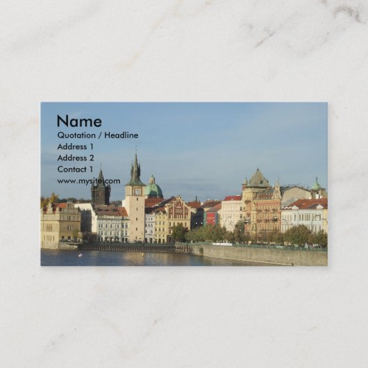 Reise-Agent-Geschäfts-Karte Europa Visitenkarte (Vorderseite)