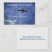 Reise-Agent-Geschäfts-Karte Visitenkarte (Vorne/Hinten)