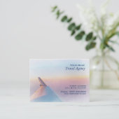 Reise-Agent-Geschäfts-Karte Visitenkarte (Stehend Vorderseite)