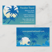Reise-Agent-Geschäfts-Karte Visitenkarte (Vorne/Hinten)