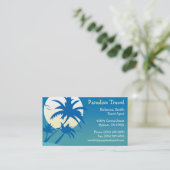 Reise-Agent-Geschäfts-Karte Visitenkarte (Stehend Vorderseite)