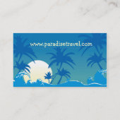 Reise-Agent-Geschäfts-Karte Visitenkarte (Rückseite)