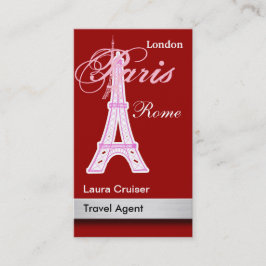 Reise-Agent-Geschäfts-Karten Visitenkarte