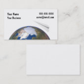 Reise-Agent-privater Pilot Visitenkarte (Vorne/Hinten)