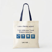 Reise-Agent-Tasche Tragetasche (Vorne)