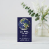 Reise Agent u. Agency_blue marble_global Visitenkarte (Stehend Vorderseite)