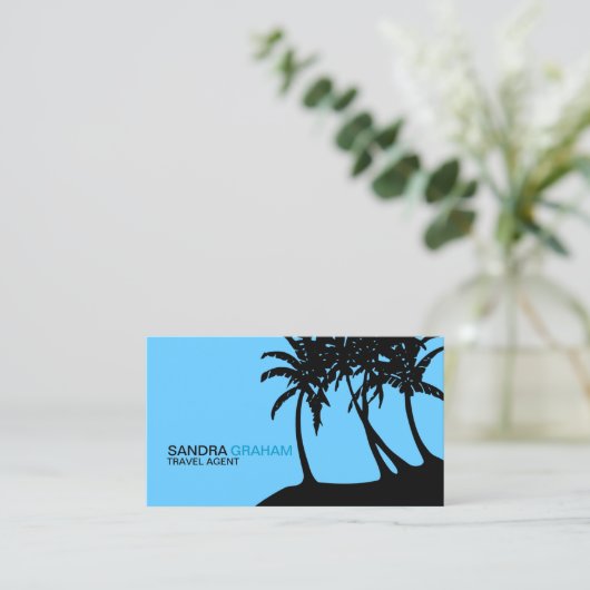 Reise-Agent Visitenkarte (Stehend Vorderseite)