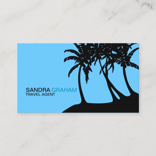 Reise-Agent Visitenkarte (Vorderseite)