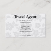 Reise-Agent Visitenkarte (Vorderseite)