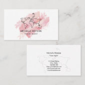 Reise-Agent World Map Airplane-Vacacation Business Visitenkarte (Vorne/Hinten)