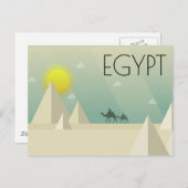 REISE ÄGYPTEN POSTKARTE (Vorne/Hinten)