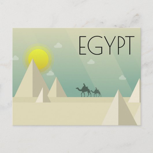 REISE ÄGYPTEN POSTKARTE (Vorderseite)