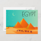 REISE ÄGYPTEN POSTKARTE (Vorne/Hinten)