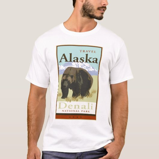 Reise Alaska T-Shirt (Vorderseite)