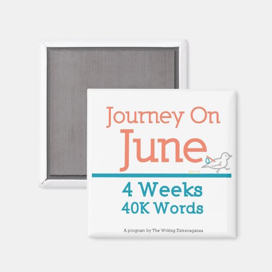 Reise am 2. Juni" Magnet (Vorderseite/Rückseite)