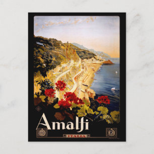 Reise Amalfi-Küste Italien 1915 Vintage Postkarte