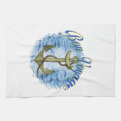 Reise-Amerikaner MoJo Geschirrtuch (Horizontal)