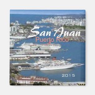 Reise-Andenken-Kühlschrankmagnet San Juan Puerto Magnet