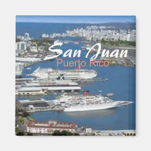 Reise-Andenken-Kühlschrankmagnet San Juan Puerto Magnet