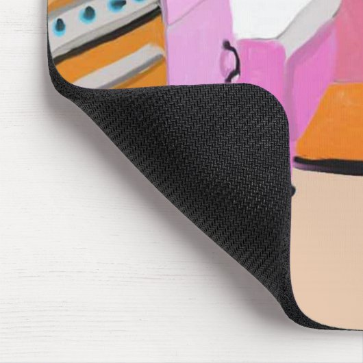 Reise-Anhänger-Kochnische Mousepad (Ecke)