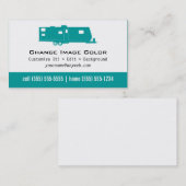 Reise-Anhänger - persönliche Visitenkarte (Vorne/Hinten)