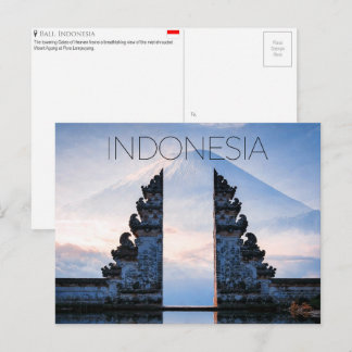 Reise-Ansichtskarte Bali, Indonesien Postkarte