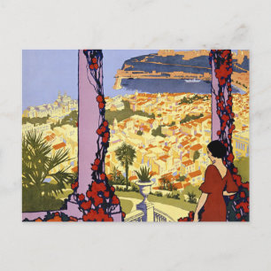 Reise-Ansichtskarte Monaco Monte Carlo im Vintage- Postkarte