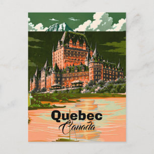 Reise-Ansichtskarte Quebec City, Quebec Reise Kuns Postkarte