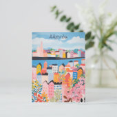 Reise Ästhetik Malerei Stadt Aarhus Dänemark Postkarte (Stehend Vorderseite)