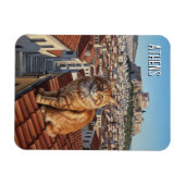 Reise Athen Plaka Griechenland Magnet (Horizontal)