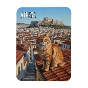 Reise Athen Plaka Griechenland Magnet