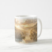 Reise auf dem Dampfzugglas Kaffeetasse (VorderseiteRechts)