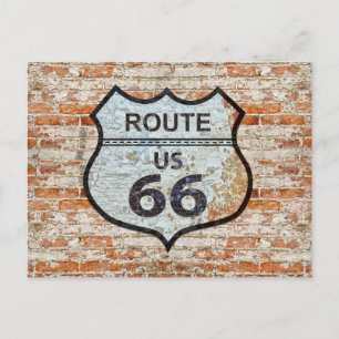 Reise auf der US-Route 66 Postkarte