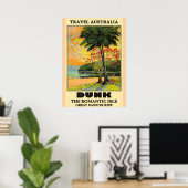 Reise Australien, Dunk-Insel, Poster (Heimbüro)