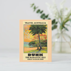 Reise Australien, Dunk-Insel, Postkarte