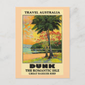 Reise Australien, Dunk-Insel, Postkarte (Vorderseite)