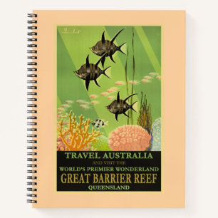 Reise Australien, Great Barrier Reef, Notizblock