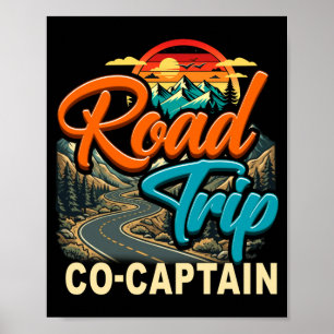 Reise Begleiter reisende Familie Camping Poster